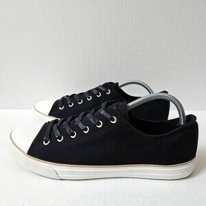 New Republic Shoes Mens 12 Night Cap Black Canvas Sneakers NWOT